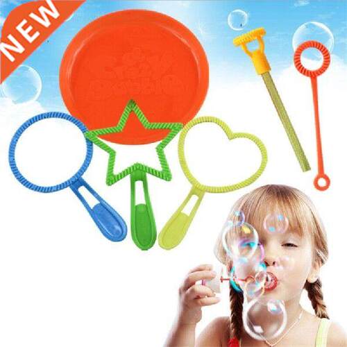 6Pcs/set Blowing Bubble Soap Tools Toy Bubble Sticks Set