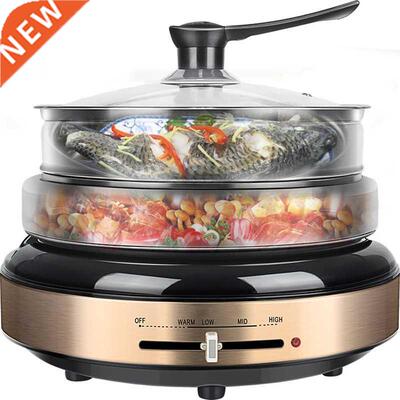 220V Non-stick Electric Multifunction Hot Pot Household