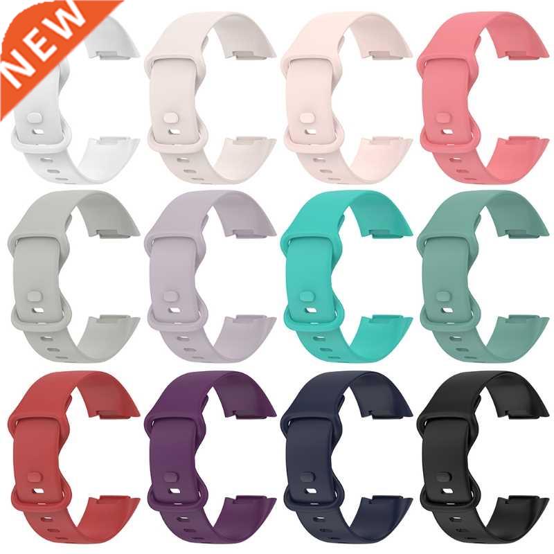 Soft Silicone Band Strap Compatible for Fitbit-Charge 5 Smar