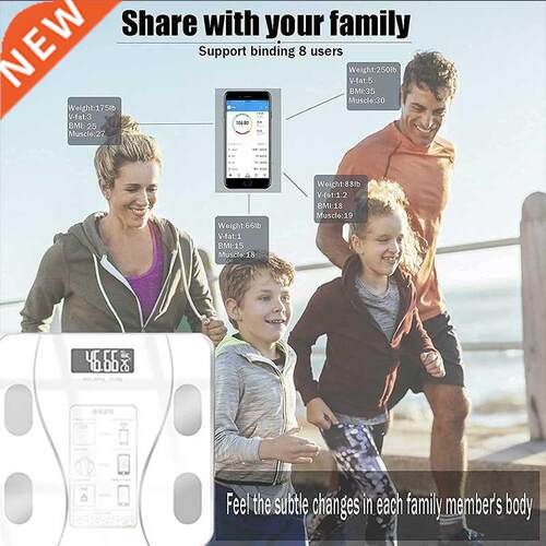 Bluetooth Body Scale Bathroom Scales BMI Body Weight Scale S