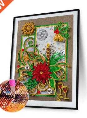 5D DIY Special Shaped Diamond Painting Christmas Atmosphere