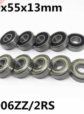2pcs High quality 6006ZZ 6006-2RS ball bearing 0x55x1 mm d