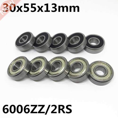 2pcs High quality 6006ZZ 6006-2RS ball bearing 0x55x1 mm d