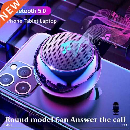 Mini Bluetooth Speaker with Mic, TWS Wireless sound box HiFi
