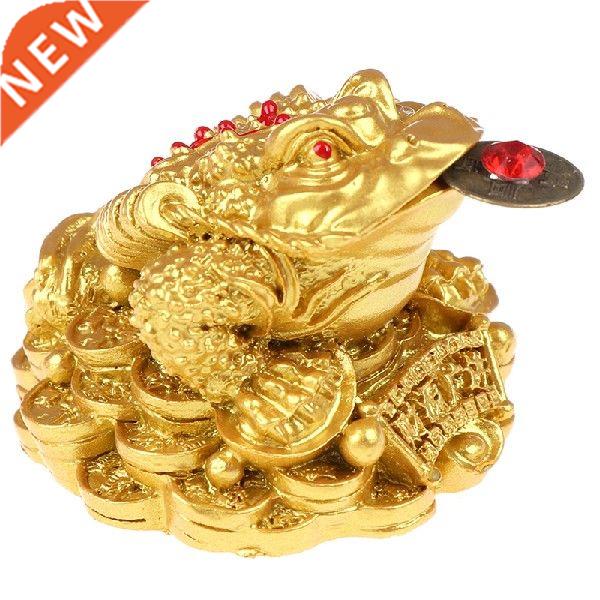 Feng Shui Toad Money LUCKY Fortune Wealth Chinese Golden