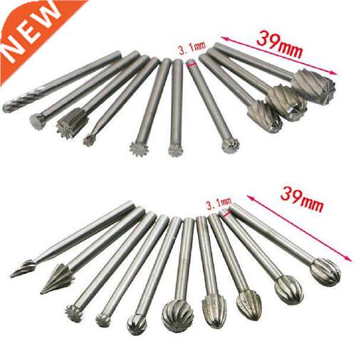 20pcs Rotary Files Burr Drill Rotary Rasp Burr Electric