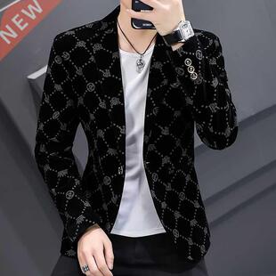 New Mens Blazers Slim Fit Suits for Men Business Formal Coat