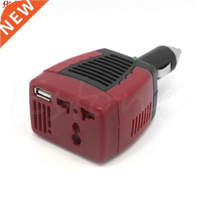 HOT Car DC 12V to AC 220V 75W Power Inverter Adapter USB 5V