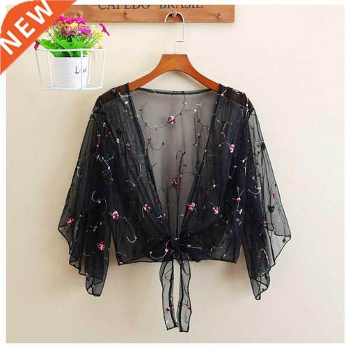 Women Long Sleeve Beach Cover Up Bathing Suit Swimsuit Flora