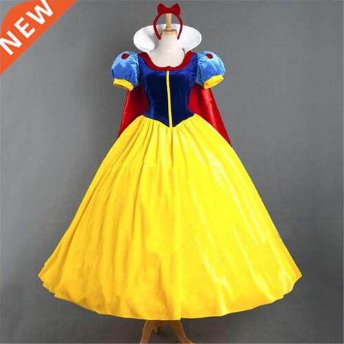 Adult Cosplay Dress Snow White Girl Princess Dress Women Adu