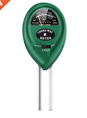 3 in 1 PH Meter Moisture/Light/PH Test Acidity Humidity Gd