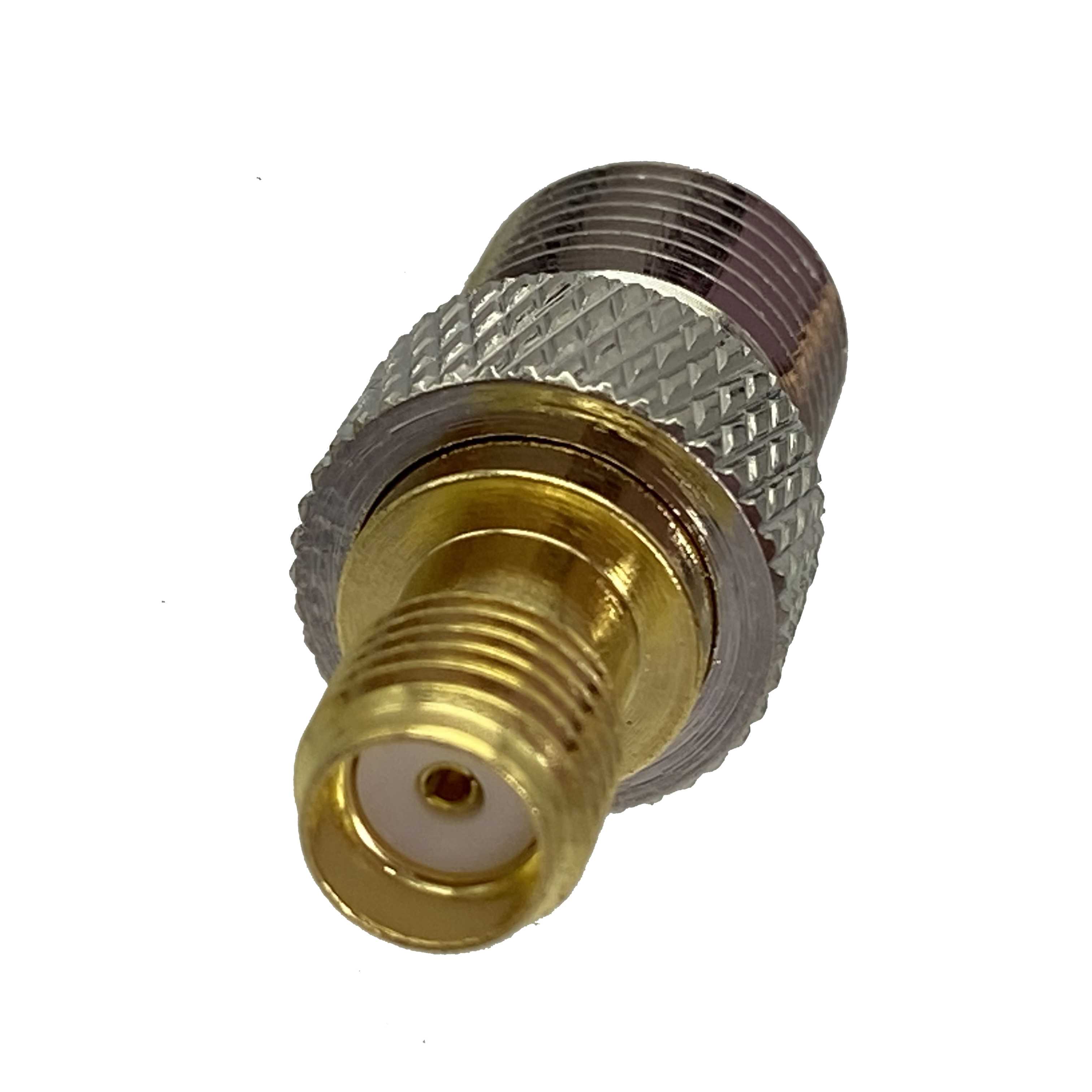 10Pcs F TV Female Jack to SMA Female Jack RF Adapter Connect