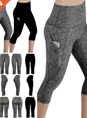 Leggings 3/4 Pants Female Capri Casual Pant Sporting Fitness