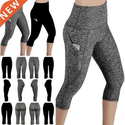 Leggings 3/4 Pants Female Capri Casual Pant Sporting Fitness