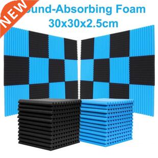 24PCS 300x300x25mm Home Studio Acoustic Foam Soundproofing A