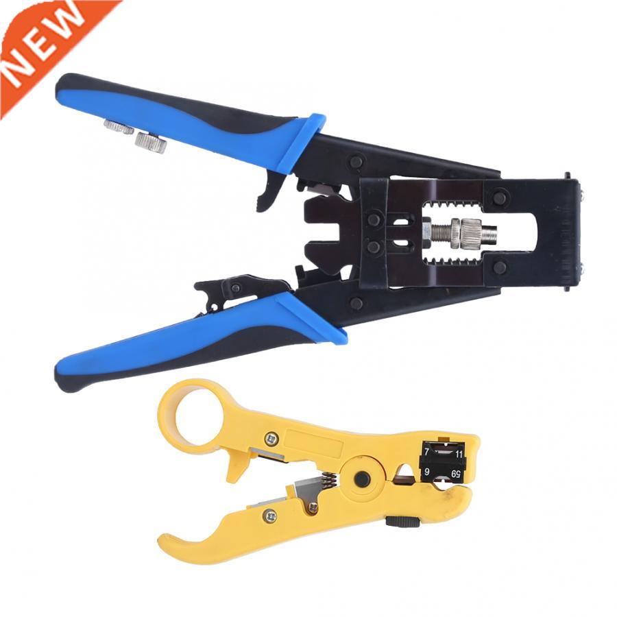 pliers Coaxial Cable Crimper Stripper F/BNC/ Compression Cri