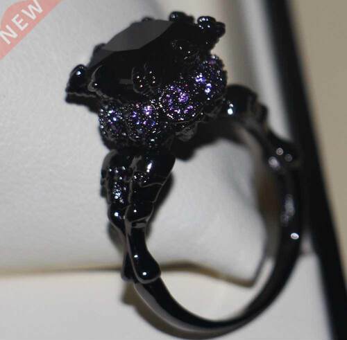 Victoria Wieck Cool Vintage Jewelry 10KT Black Gold Filled b