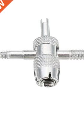 4 Way Car Te Valve Repair Tool Tire Stem Core Remover Inst