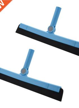 2X Rotating Cleaning Broom Household Glass Wiper Bathroom Fl
