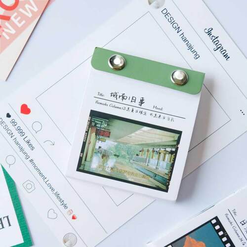 4 design stamp Stickers Movie tape Retro Decorative collage