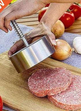 Stanless Steel Hamburger Maker Burger Press Round S