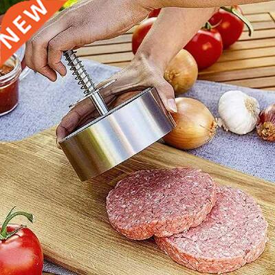 Stanless Steel Hamburger Maker Burger Press Round S