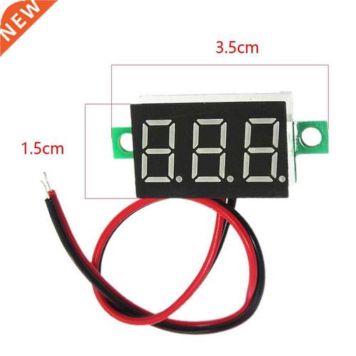 0.36 two-wire DC 2.50 to 32.0V LCD Voltmeter Voltimetro Red