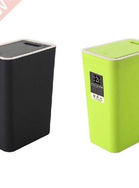 2x 12L Bathroom Trash Can Toilet Kitchen Waste Bin Dustbin