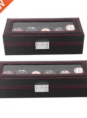 5/6 Slot Jewelry Watch Storage Box Bracelet Organizer Glass
