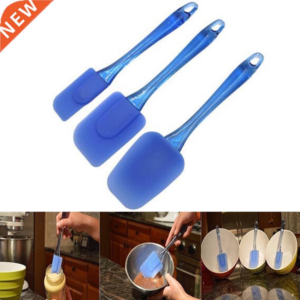 3Pcs Cream Spatulas Food Grade High Toughness Silicone Non-s