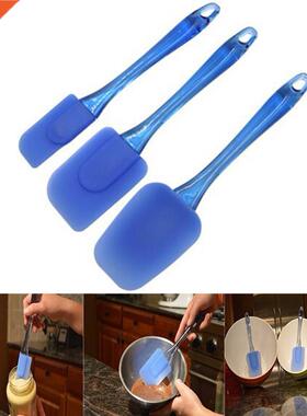 3Pcs Cream Spatulas Food Grade High Toughness Silicone Non-s