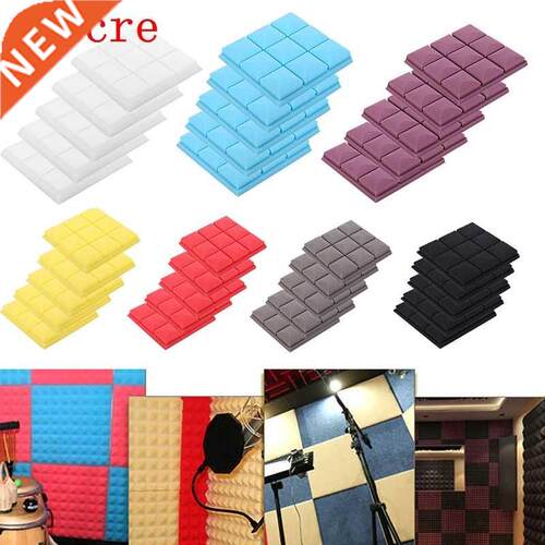 5 Pcs Acoustic Soundproof Foam Sound-Absorbing Panel for Hom