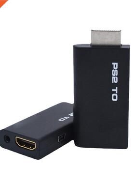 Portable PS2 to HDMI-Compatible Audio Video Converter Adapte