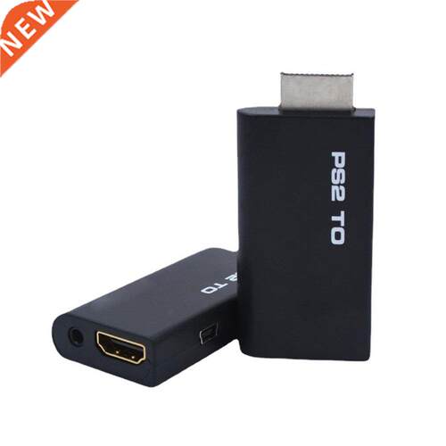 Portable PS2 to HDMI-Compatible Audio Video Converter Adapte