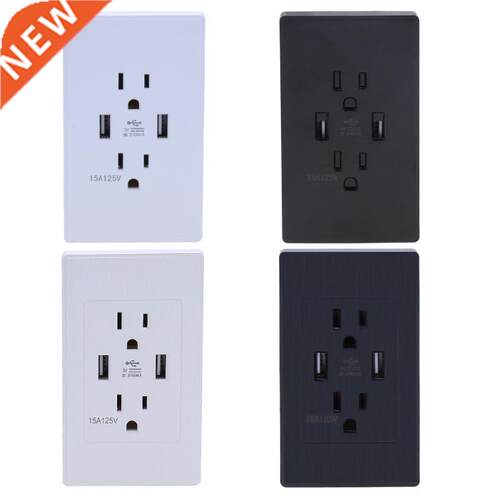 Sockets Wall Charger Station Socket USB Port Adapter AC Powe