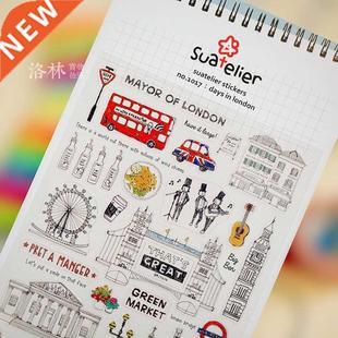 Creative London Vacation Stickers Diary Sticker Scrapbook D