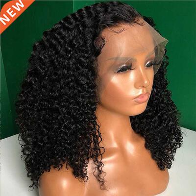 RONGDUOYI Deep Curly Wigs For Women Synthetic Lace Front Wig