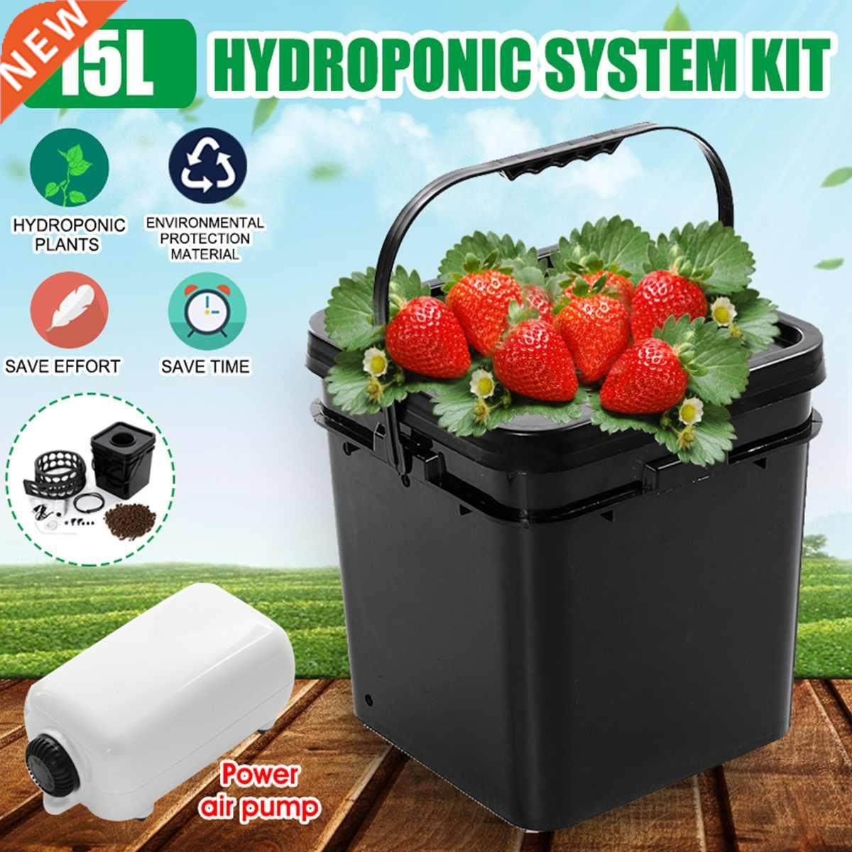 15L Solless Cultvaton Plantng Barrels Hydroponc System - 实物图