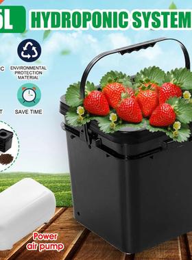 15L Solless Cultvaton Plantng Barrels Hydroponc System