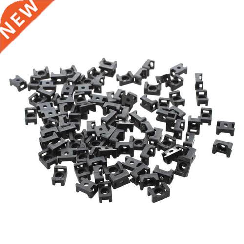 Blck 4.5mm Width Cble Tie Bse Sddle Type Mount Wire Hold