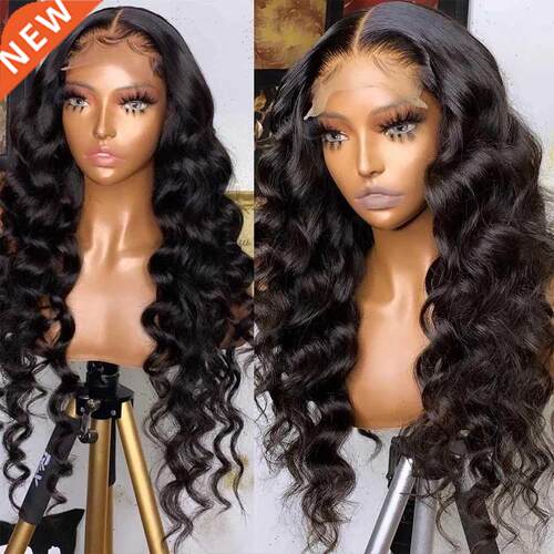 13x4 HD Lace Frontal Wig Loose Deep Wave Wig Lace Front Huma