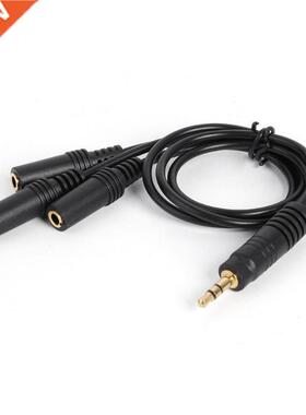 3.5 mm 3 Way Port Aux Multi Headphone Earphone Audio