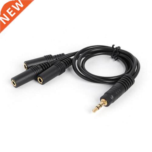 3.5 mm 3 Way Port Aux Multi Headphone Earphone Audio