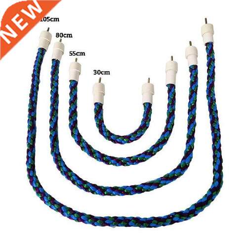 Flexible Bird Stand Toy Hanging Braided Bird Chew Rope