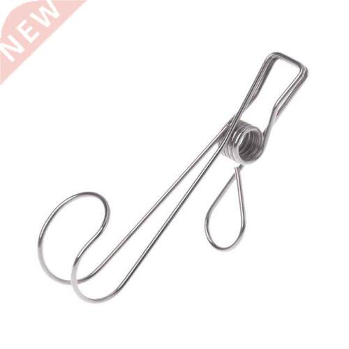 Portable Laundry Hook Stainless Steel Hanging Clothes Pins B