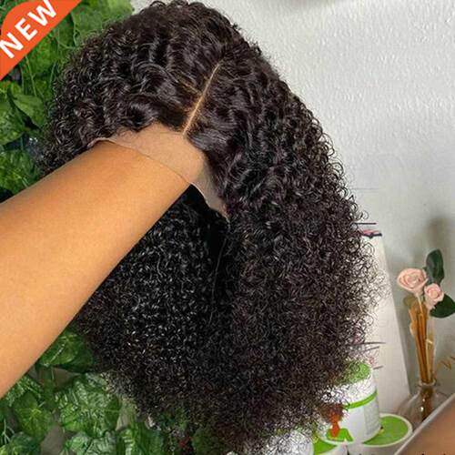 Kinky Curly Short Bob Wig Lace Front Human Hair Wigs For Wom