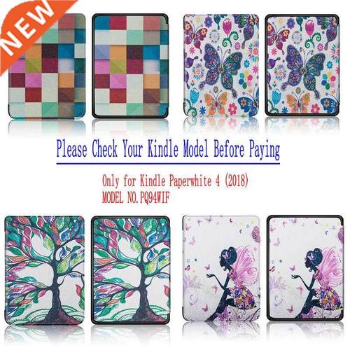 Smart Cover Painted Case for amazon Kindle Paperwhite 4 for
