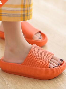 Thick Platform Slippers Women Indoor Bathroom Slipper Soft E