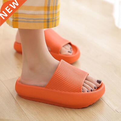 Thick Platform Slippers Women Indoor Bathroom Slipper Soft E