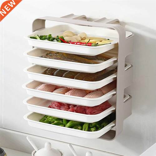 New Creative Wall-mounted Kitchen Food Storage Organizer